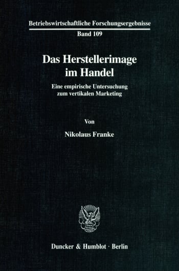 Cover: Das Herstellerimage im Handel