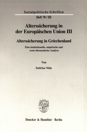 Cover: Alterssicherung in der Europäischen Union III