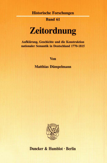 Cover: Zeitordnung