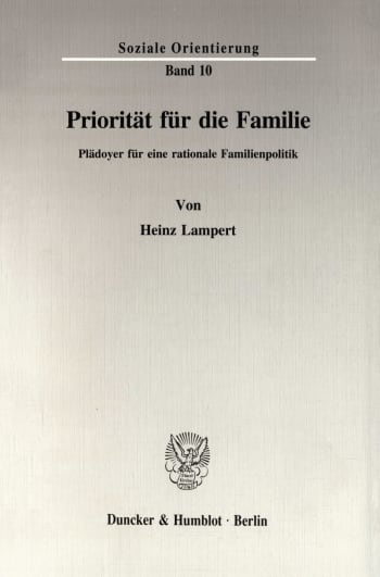 Cover: Priorität für die Familie