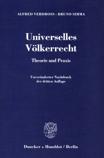 Cover: Universelles Völkerrecht