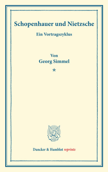 Cover: Schopenhauer und Nietzsche