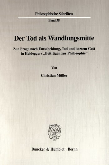 Cover: Der Tod als Wandlungsmitte