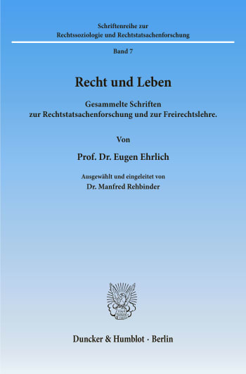 Cover: Recht und Leben