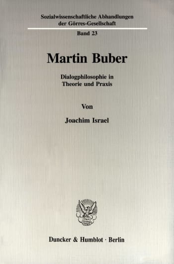 Cover: Martin Buber