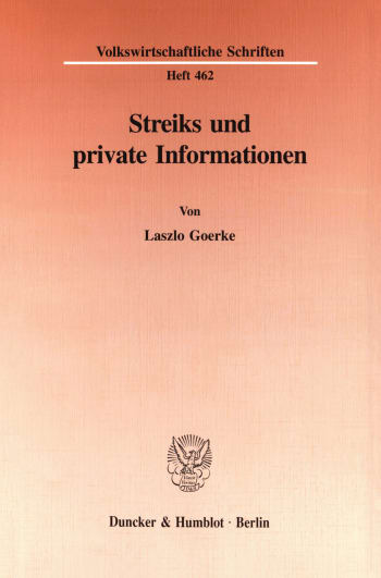 Cover: Streiks und private Informationen