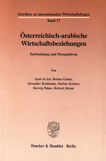 Cover: Österreichisch-arabische Wirtschaftsbeziehungen