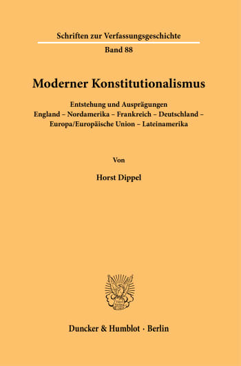 Cover: Moderner Konstitutionalismus