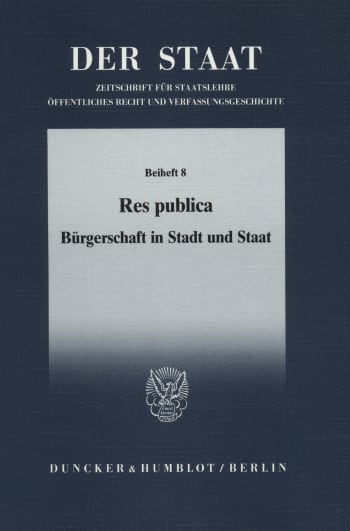 Cover: Res publica