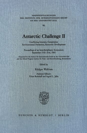 Cover: Antarctic Challenge II