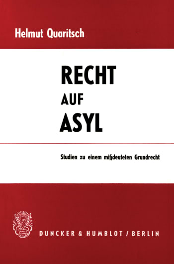 Cover: Recht auf Asyl