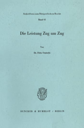 Cover: Die Leistung Zug um Zug