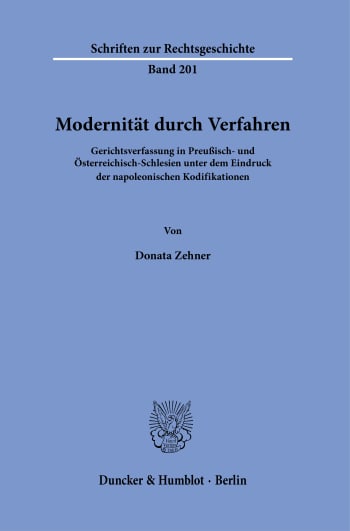 Cover: Modernität durch Verfahren