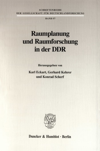 Cover: Raumplanung und Raumforschung in der DDR