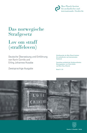 Cover: Das norwegische Strafgesetz / Lov om straff (straffeloven)