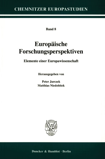 Cover: Europäische Forschungsperspektiven