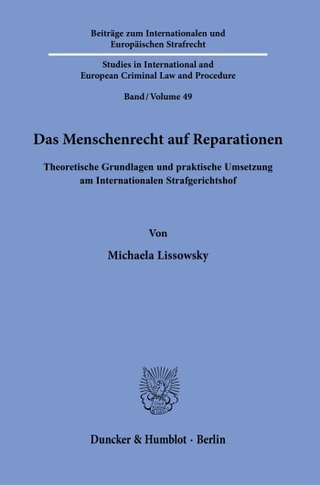 Cover: Das Menschenrecht auf Reparationen