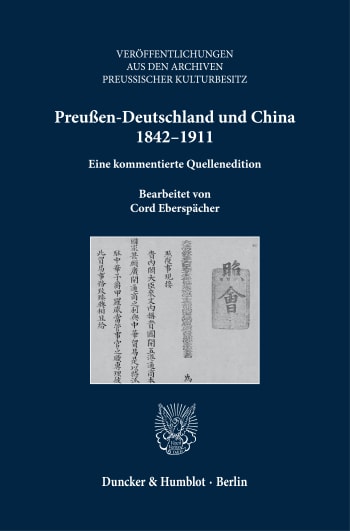 Cover: Preußen-Deutschland und China 1842–1911