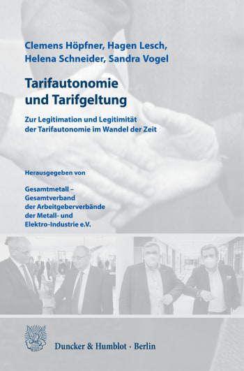 Cover: Tarifautonomie und Tarifgeltung