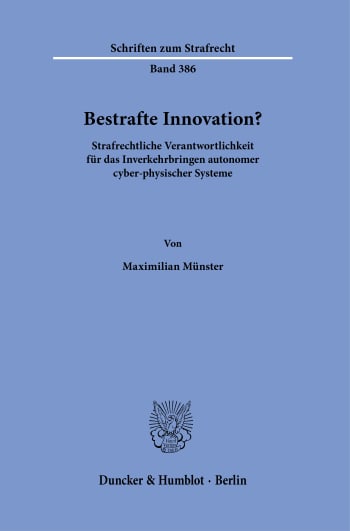 Cover: Bestrafte Innovation?