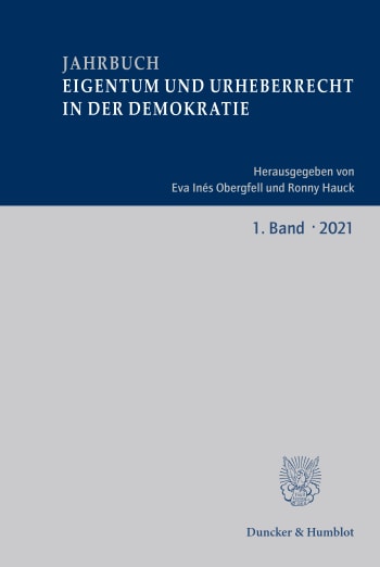 Cover: Jahrbuch Eigentum und Urheberrecht in der Demokratie (JEUD)