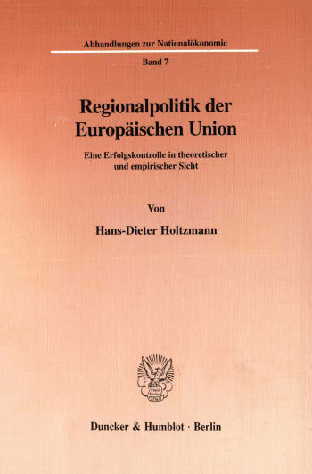 Cover: Regionalpolitik der Europäischen Union