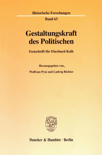 Cover: Gestaltungskraft des Politischen