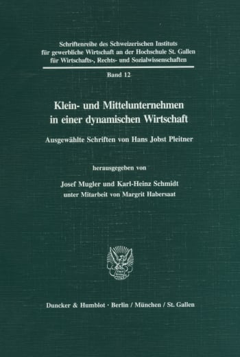 Cover: Klein- und Mittelunternehmen in einer dynamischen Wirtschaft