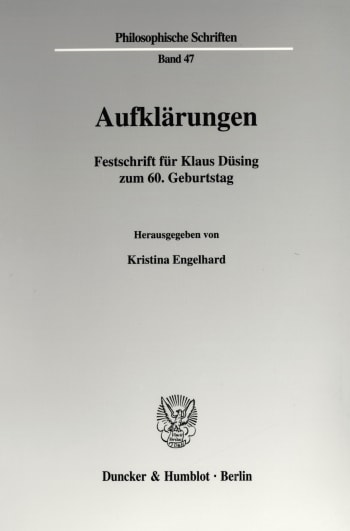 Cover: Aufklärungen