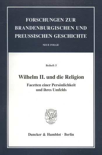 Cover: Wilhelm II. und die Religion