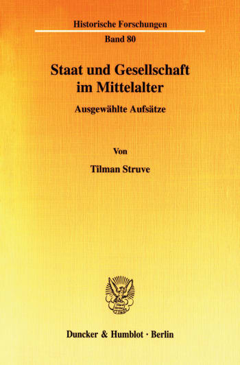 Cover: Staat und Gesellschaft im Mittelalter