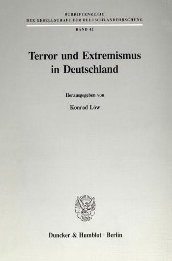 Cover: Terror und Extremismus in Deutschland