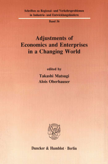 Cover: Adjustments of Economics and Enterprises in a Changing World