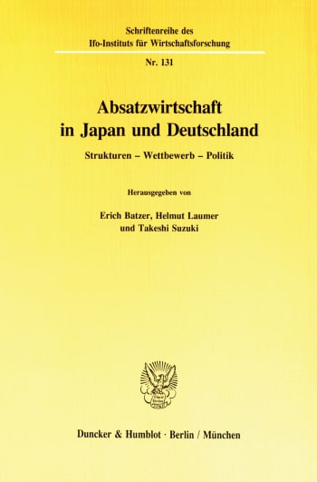 Cover: Absatzwirtschaft in Japan und Deutschland