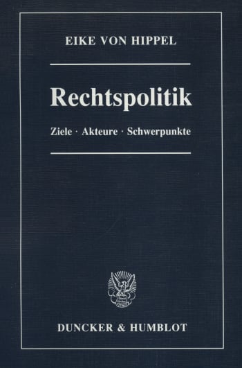 Cover: Rechtspolitik