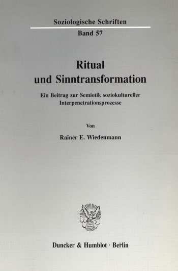 Cover: Ritual und Sinntransformation