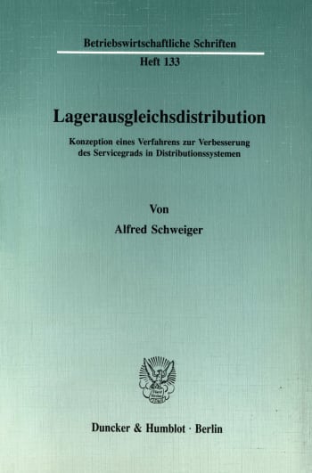 Cover: Lagerausgleichsdistribution