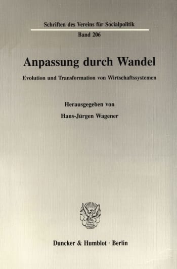 Cover: Anpassung durch Wandel