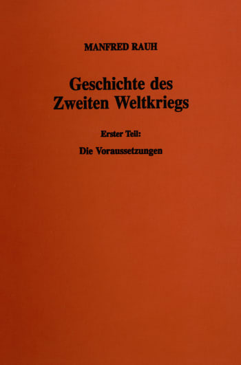 Cover: Geschichte des Zweiten Weltkriegs