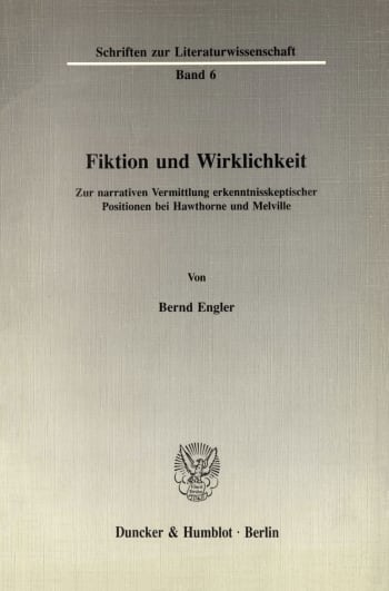 Cover: Fiktion und Wirklichkeit