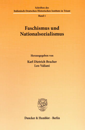 Cover: Faschismus und Nationalsozialismus