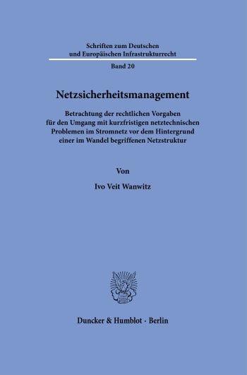 Cover: Netzsicherheitsmanagement