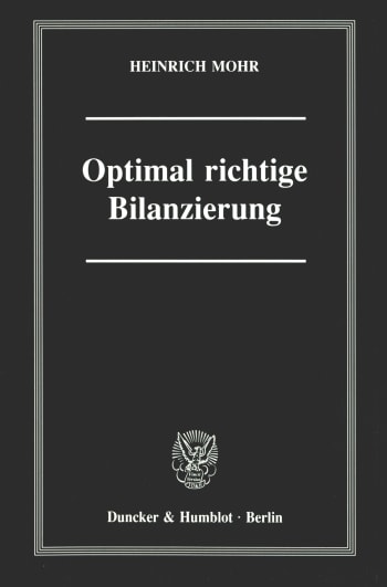 Cover: Optimal richtige Bilanzierung