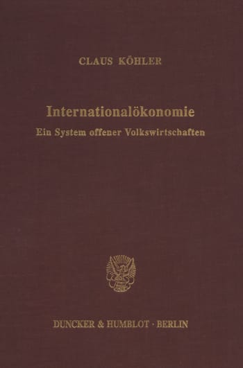 Cover: Internationalökonomie