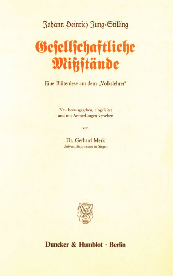 Cover: Gesellschaftliche Mißstände