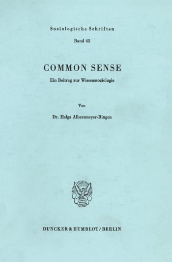 Cover: Common Sense