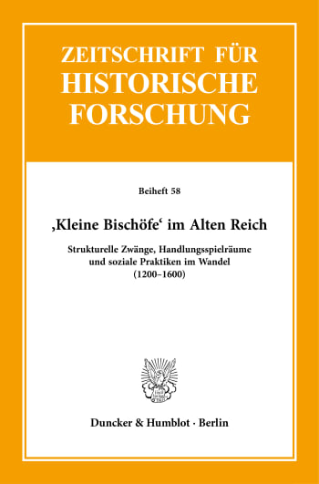 Cover: ›Kleine Bischöfe‹ im Alten Reich