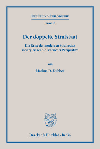 Cover: Der doppelte Strafstaat