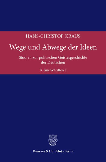 Cover: Wege und Abwege der Ideen