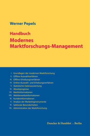 Cover: Handbuch Modernes Marktforschungs-Management